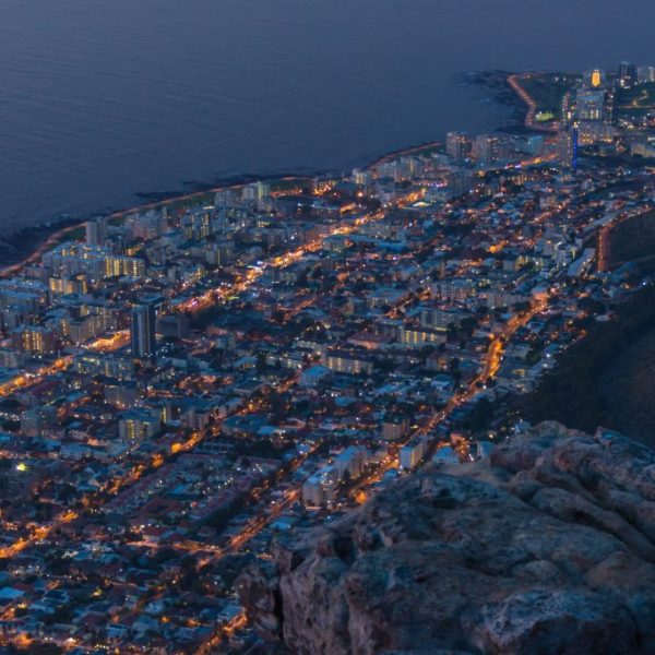 Aerial View of Cape Town