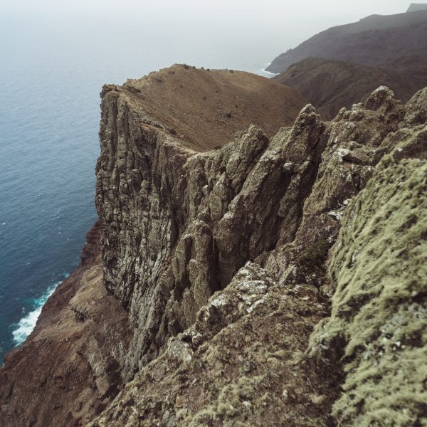 Sheer Cliffs of Saint Helena Island