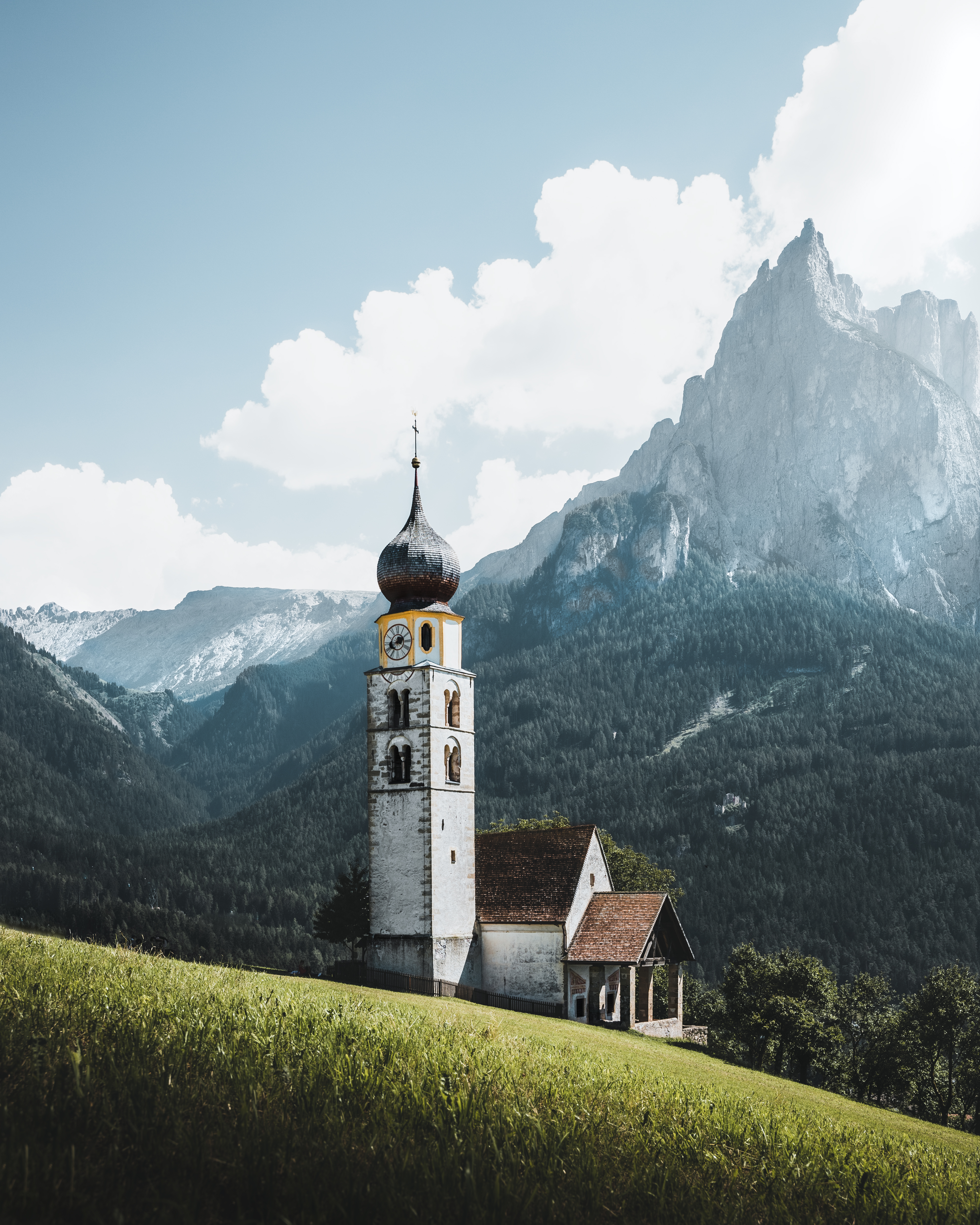 Dolomites church