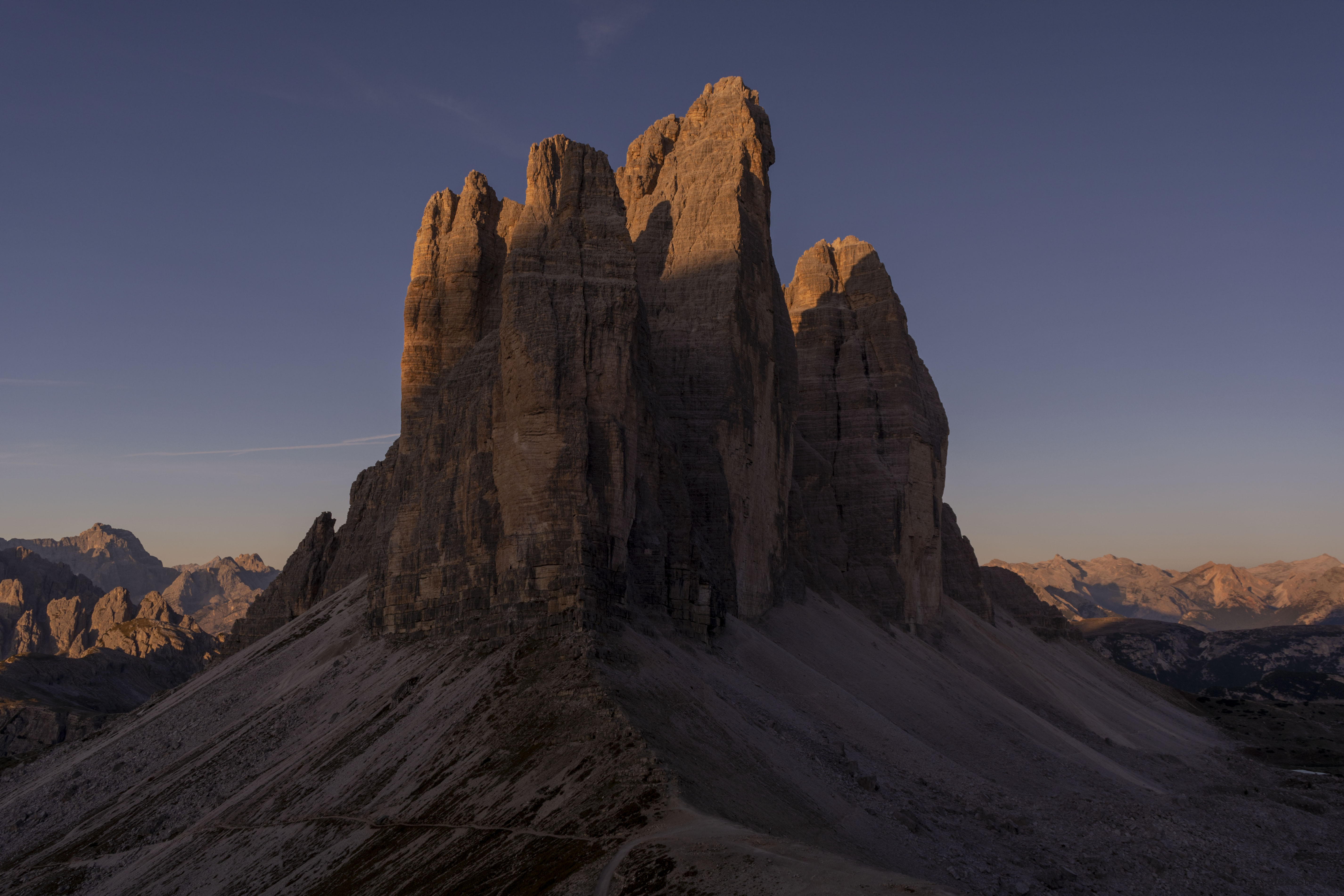 Tre Cime di Lavaredo - Three Peaks of Lavaredo sunrise