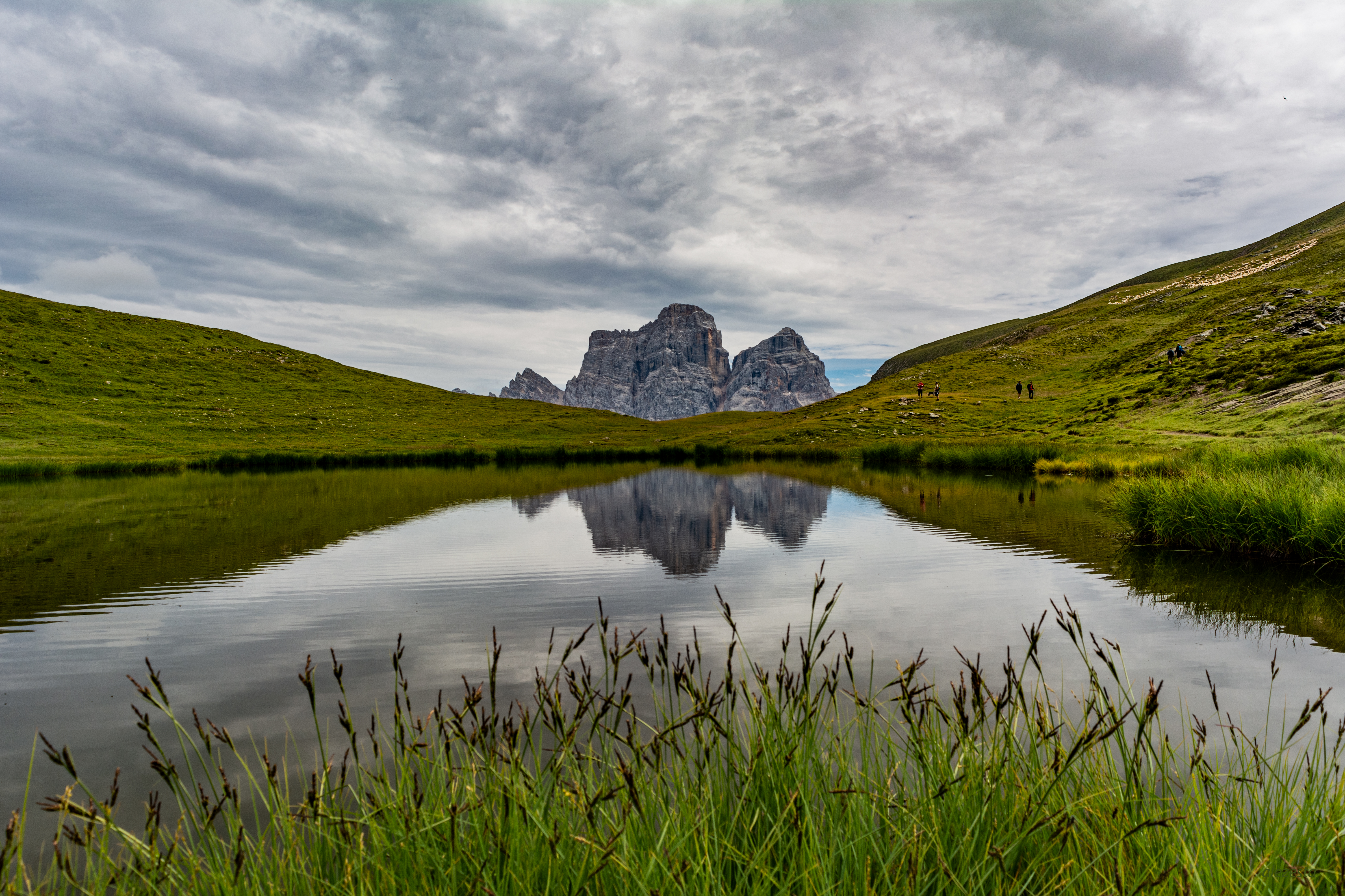 Magic Baste Lake and Pelmo peak