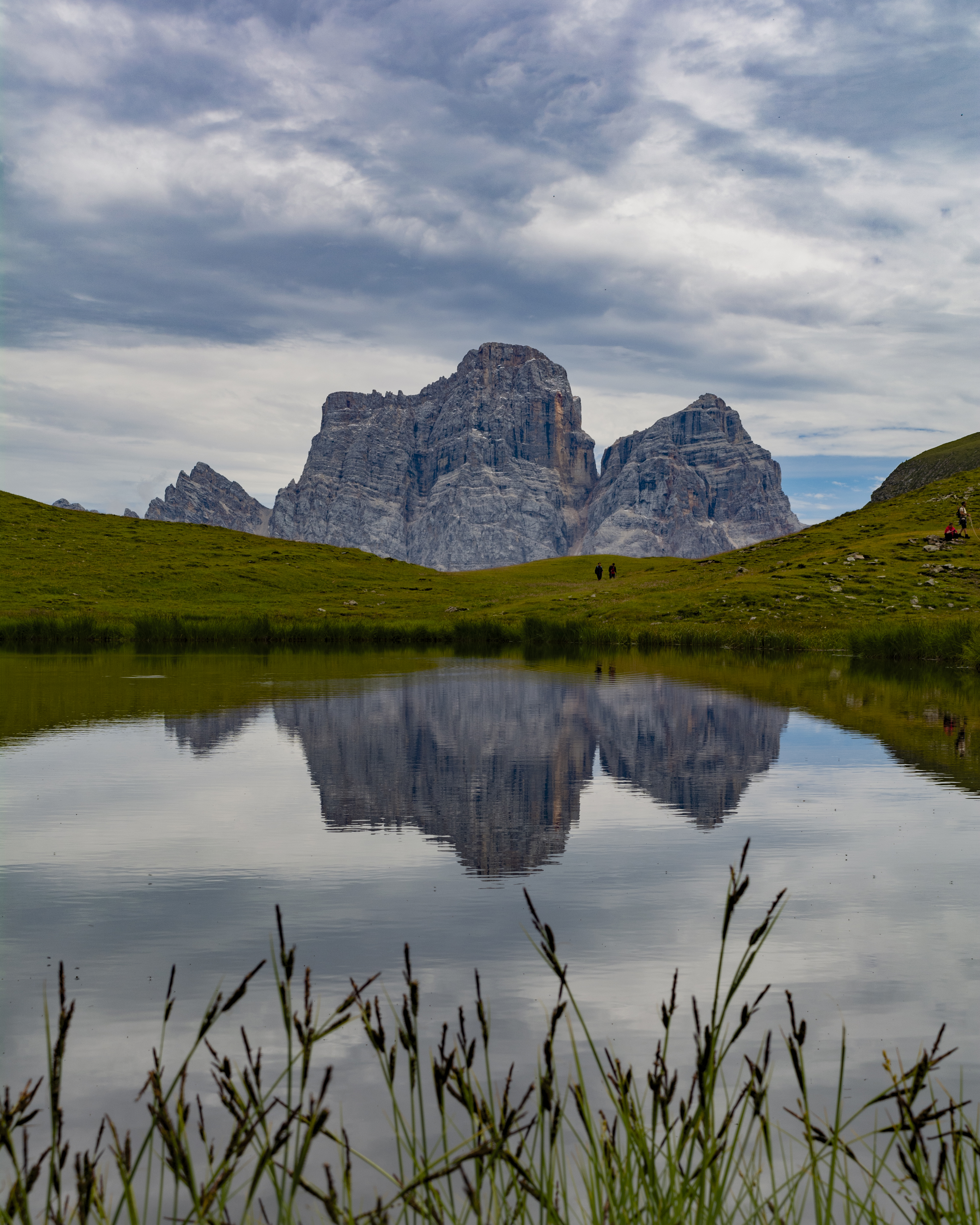 Magic Baste Lake and Pelmo peak
